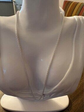 925 Sterling Silver Popcorn Chain Necklace